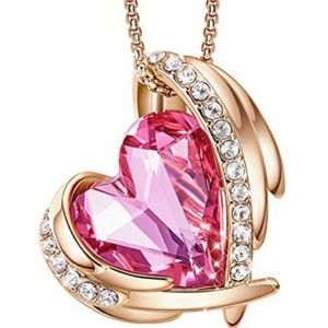 Austrian Crystal Heart Necklace